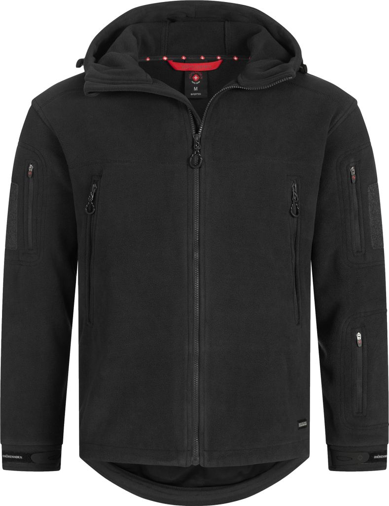 Höhenhorn Biferten Herren Militär Fleecejacke Schwarz Gr. Produktbild 