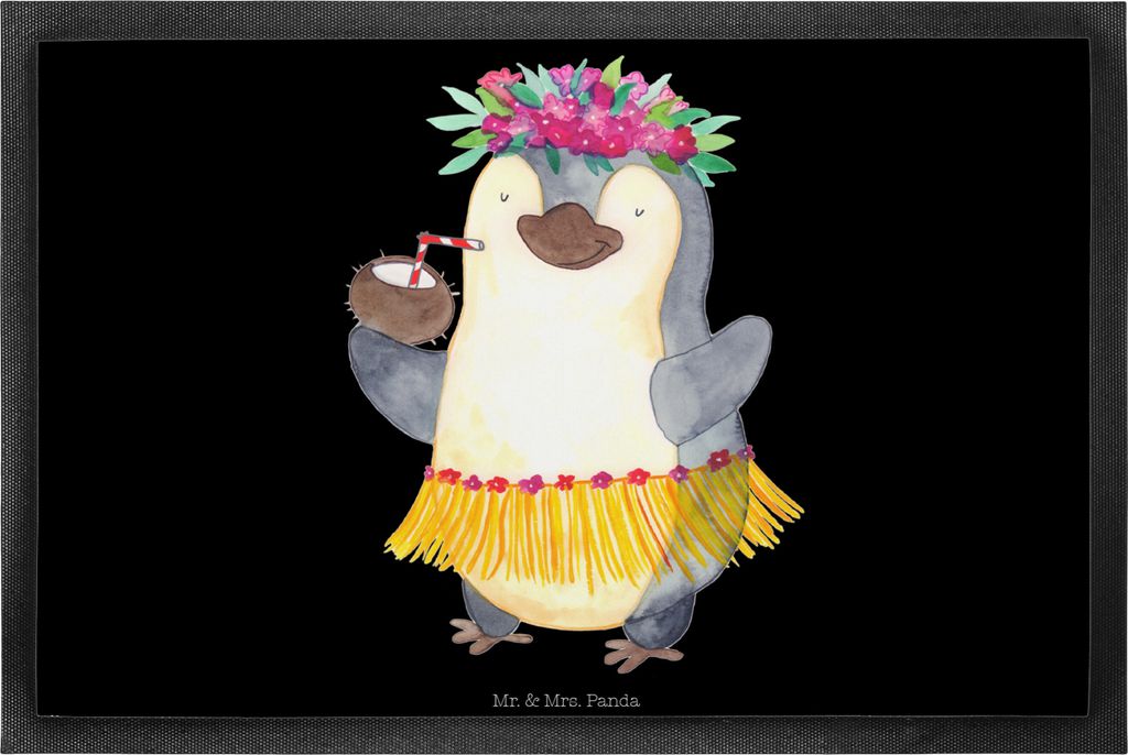 Mr. & Mrs. Panda fußmatte Pinguin Kokosnuss 60 x 90 cm - Produktbild 