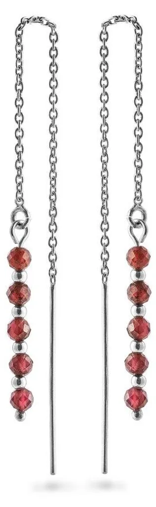 Boucles d'oreilles argent légères AJKNS005 sans irritation oreilles