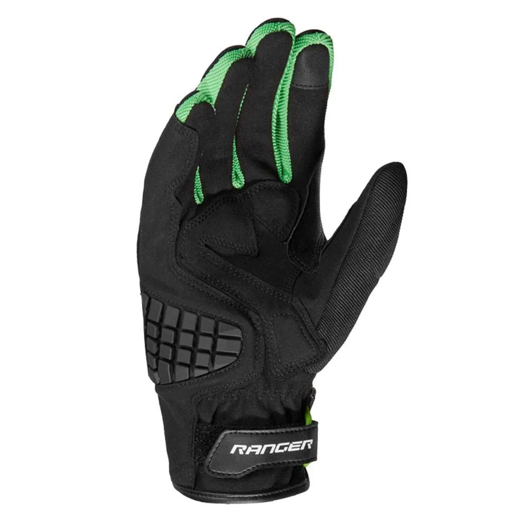 Gants RANGER SPIDI Noir Vert Taille S - Protection Moto Homme Homologués - 3