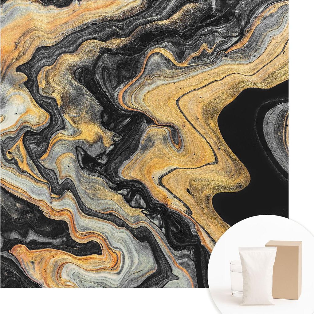 Fototapete - Wandbilder für Wohnzimmer - 250x250 cm - Dekorative Wandfolie - Modernes Design für Wanddekoration - Tapeten für Innenräume - Kale...