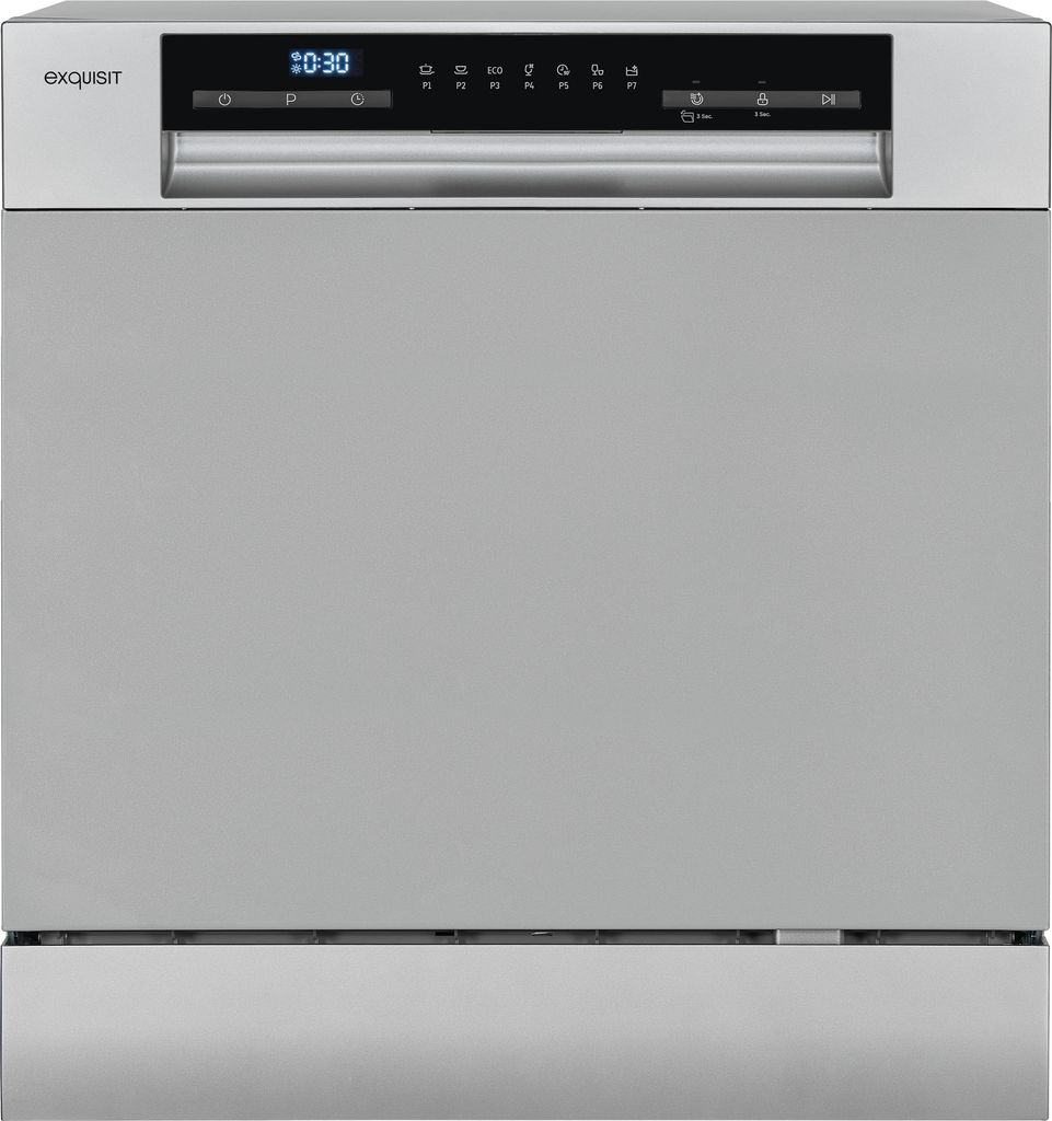 Exquisit Geschirrspüler GSP508-030D silber | Spülmaschine Produktbild 