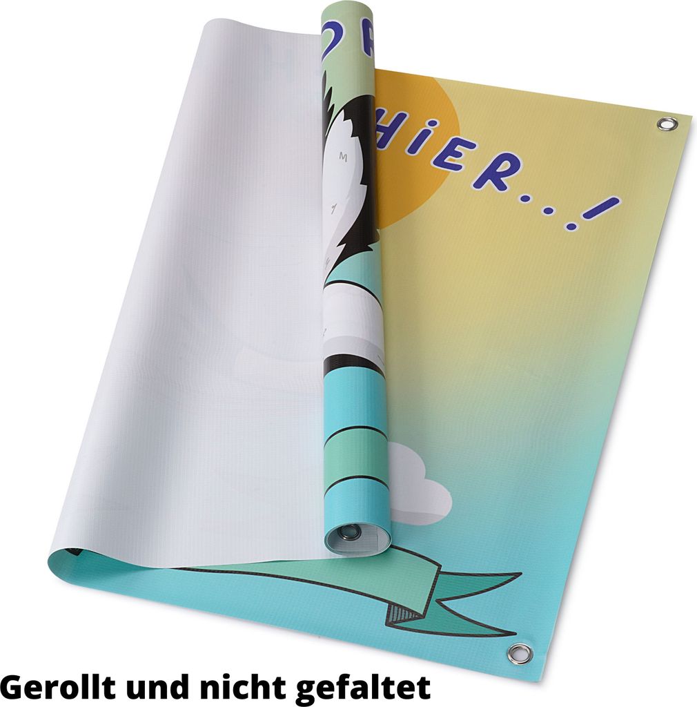 Makai Banner Narození čápa Dárkový plakát 160 x 70 cm Obrázek produktu 