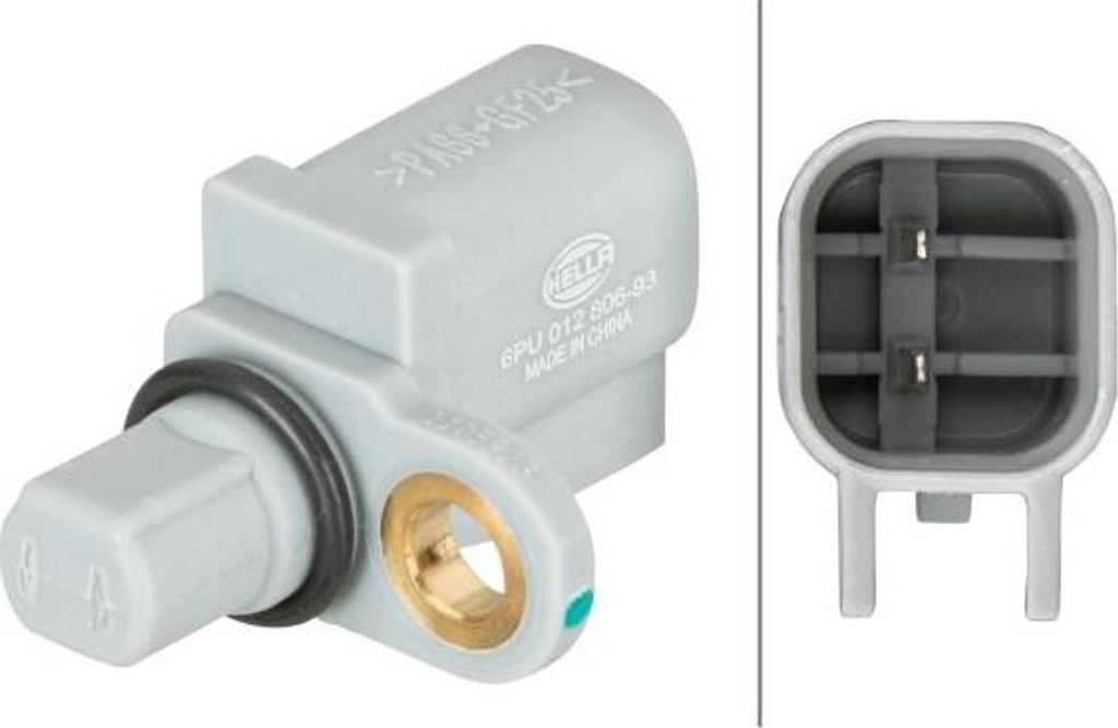 HELLA 6PU 012 806-931 Raddrehzahlsensor OE 13042888 kompatibel mit C-Max, Focus, Kuga, Tourneo, Transit, V40