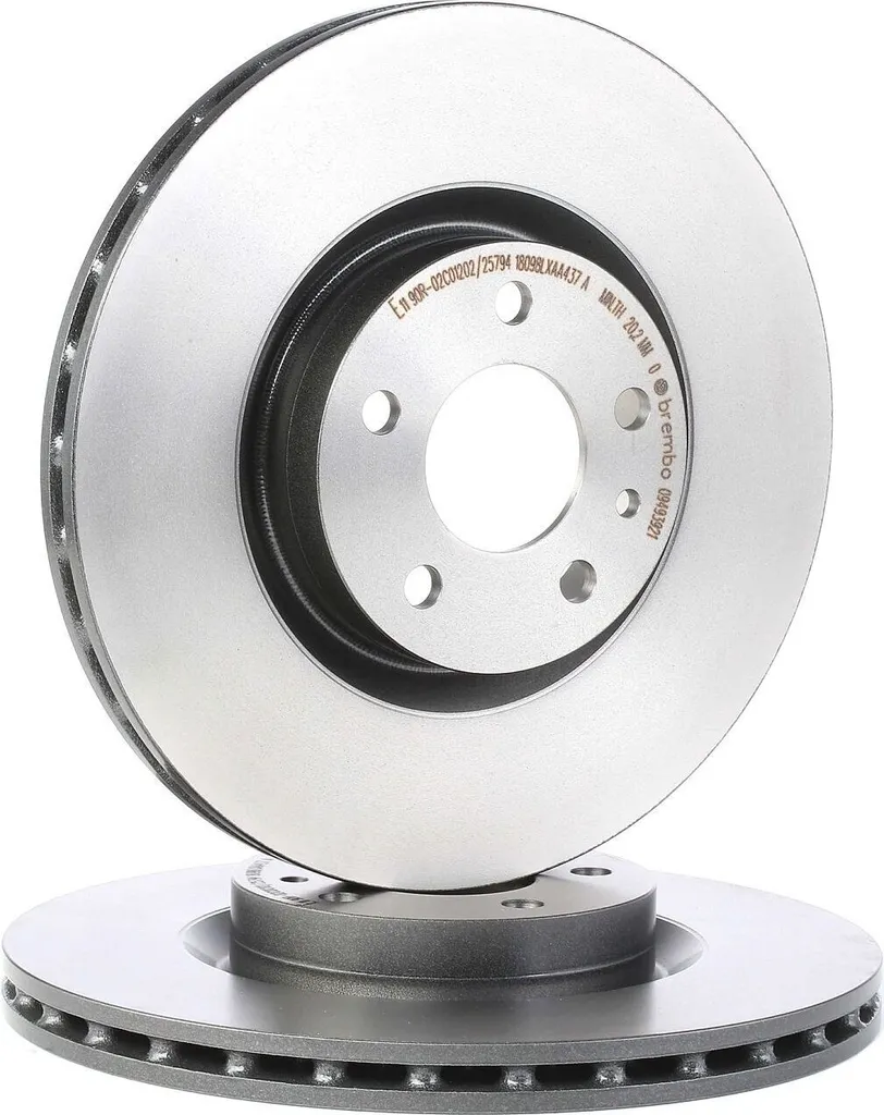 Disque de frein haute teneur en carbone BREMBO 09.4939.21 pour Alfa et Opel
