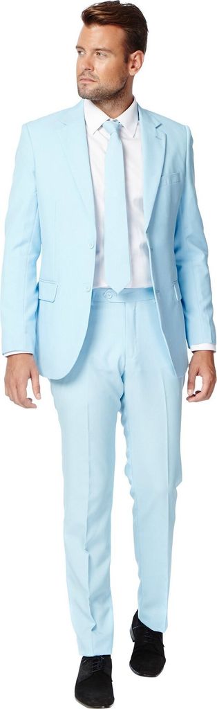 Eisblauer Anzug, Opposuits, Größe:48