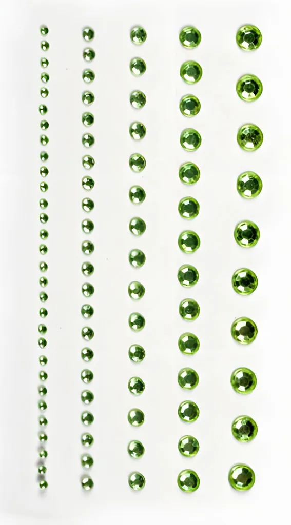 Customisez facilement vos objets avec les strass verts auto-adhésifs - 4