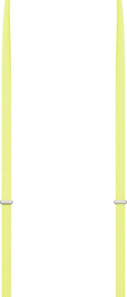 Apple Crossbody Strap Jaune Fluo - Lanière Ajustable pour Coque iPhone - 4
