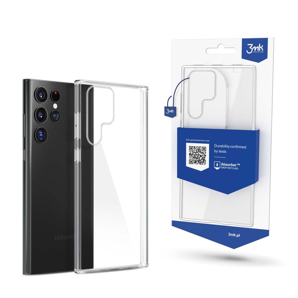 3mk Schutzhülle Clear Case Cover für Samsung Galaxy S22 Ultra 5G transparent backcover