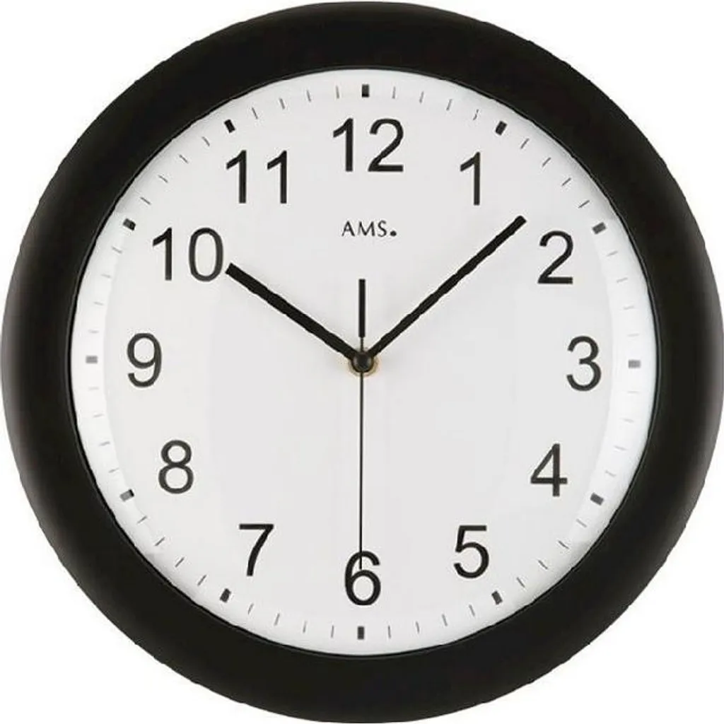 AMS 5935 Orologio da Parete Radiocontrollato Nero - Precisione Tedesca