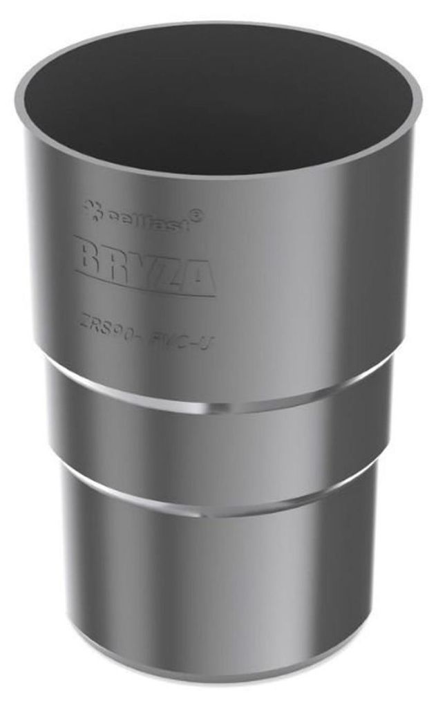 BRYZA Kunststoff Fallrohrverbinder Ø 90 mm, Anthrazit RAL 7021