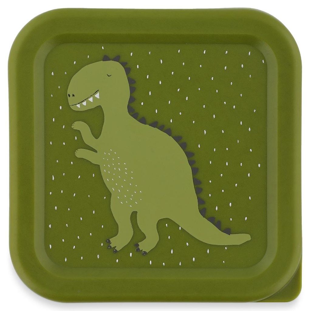 Trixie Snackbox Set - 3-teiliges Lunchboxen Mr. Dino für Kinder