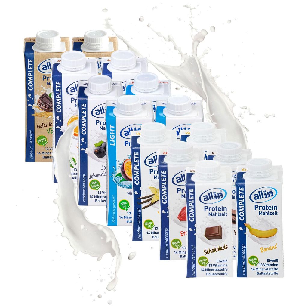 all in® 10er MIX alle Sorten | COMPLETE & LIGHT | Produktbild 