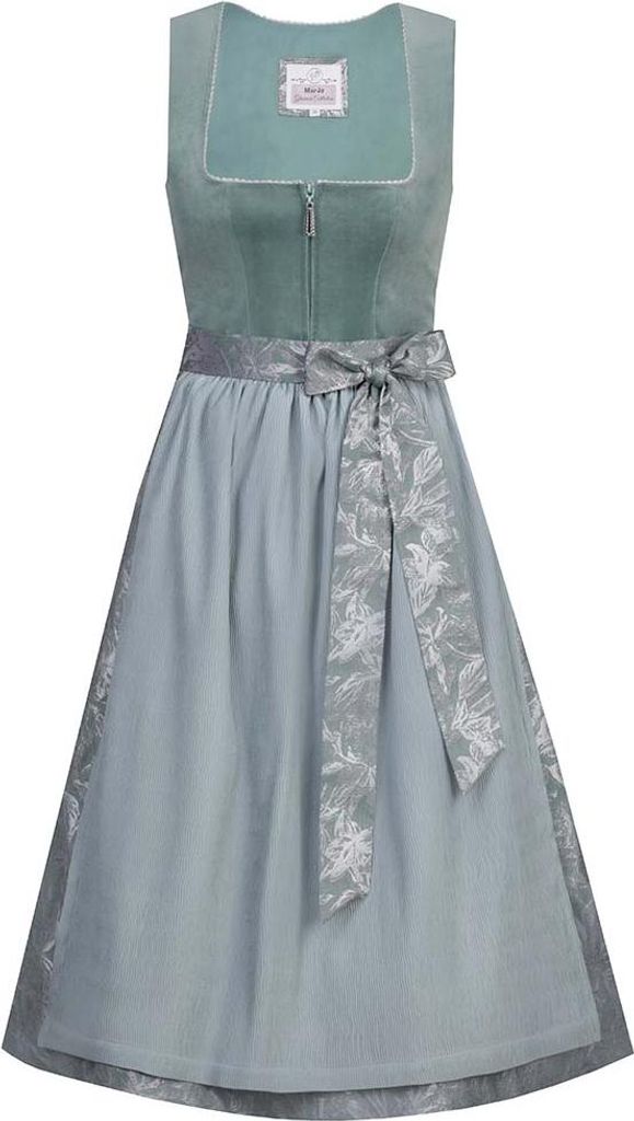 Dirndl Irsee 65cm Länge jade-cloud 42 Produktbild 