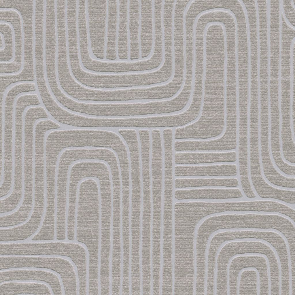 Strukturtapete 10461-11 Vliestapete Grafik 0.53 x 10.05 m Erismann Opus Grau