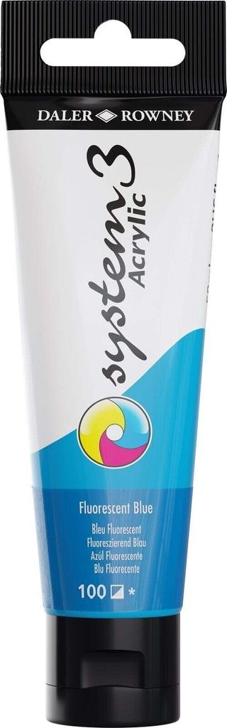 Daler Rowney System3 Acrylfarbe Fluorescent Blue 59 ml 1 Stck