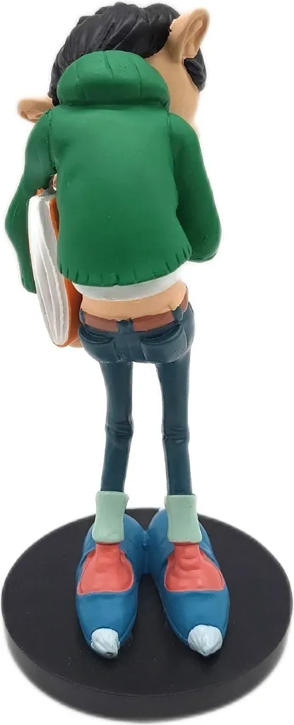 Figurine Gaston Lagaffe avec documents - Détails soignés peints à la main - 6