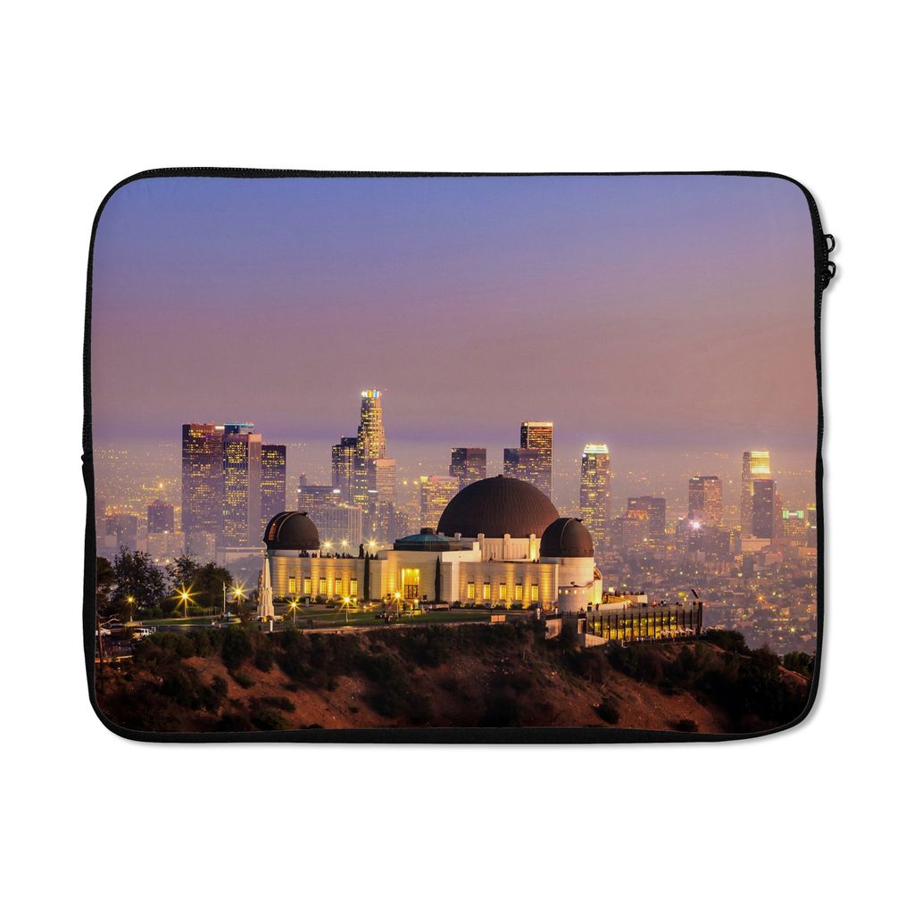 MuchoWow Laptop Hülle 15 Zoll Los Angeles - Skyline - Architektur Laptoptasche - Laptoptasche - Sleeve - Rundum-Schutz