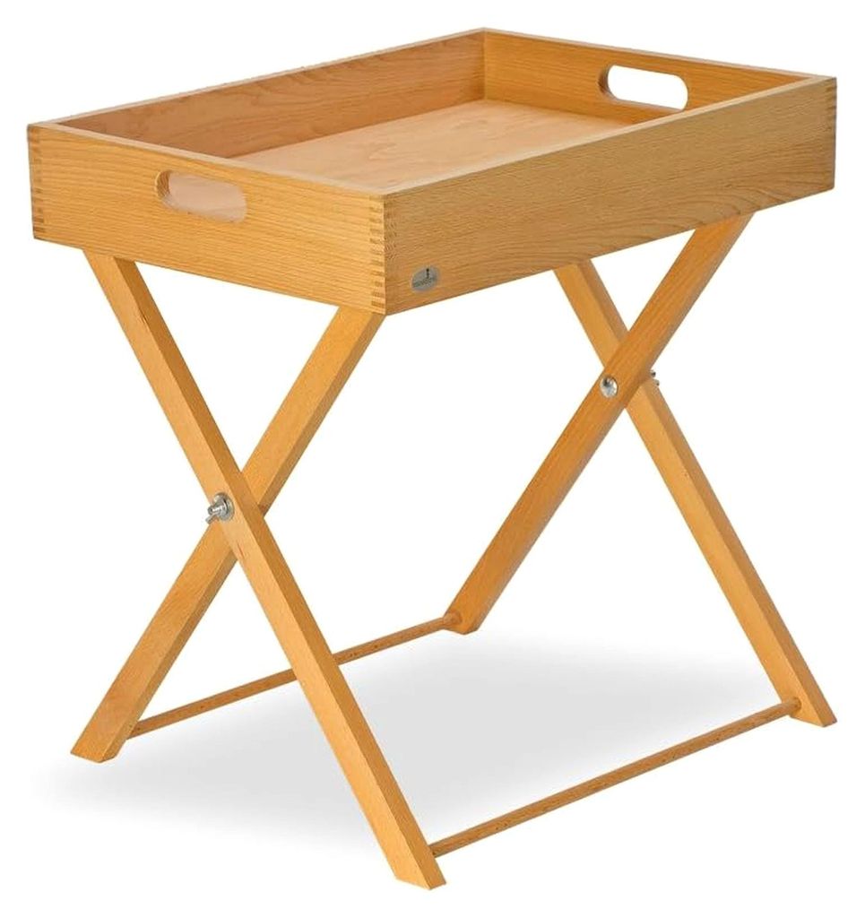 Tabletttisch aus geölter Buche