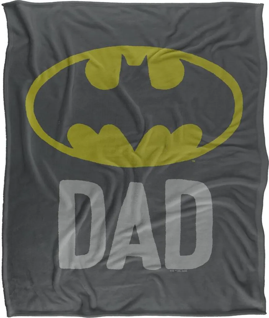 Couverture Batman Dad TV18841 : Confort et Chaleur pour Papa Fan DC