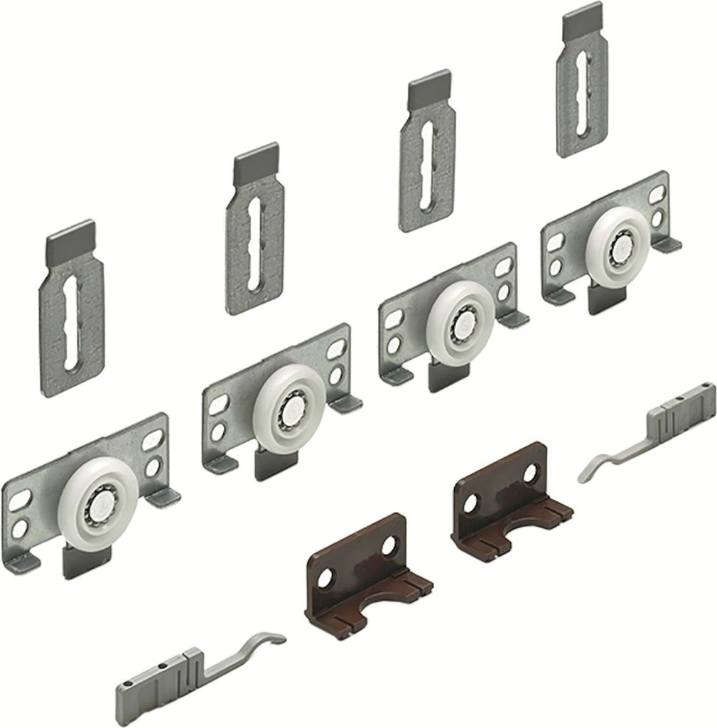 Schiebetürbeschlag Set SlideLine 56 2 Komplett Set 40kg Produktbild 