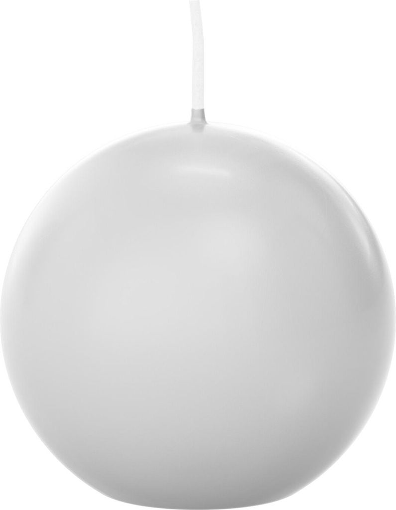 Kugelkerzen Weiß Ø 60 mm, 16 Stück