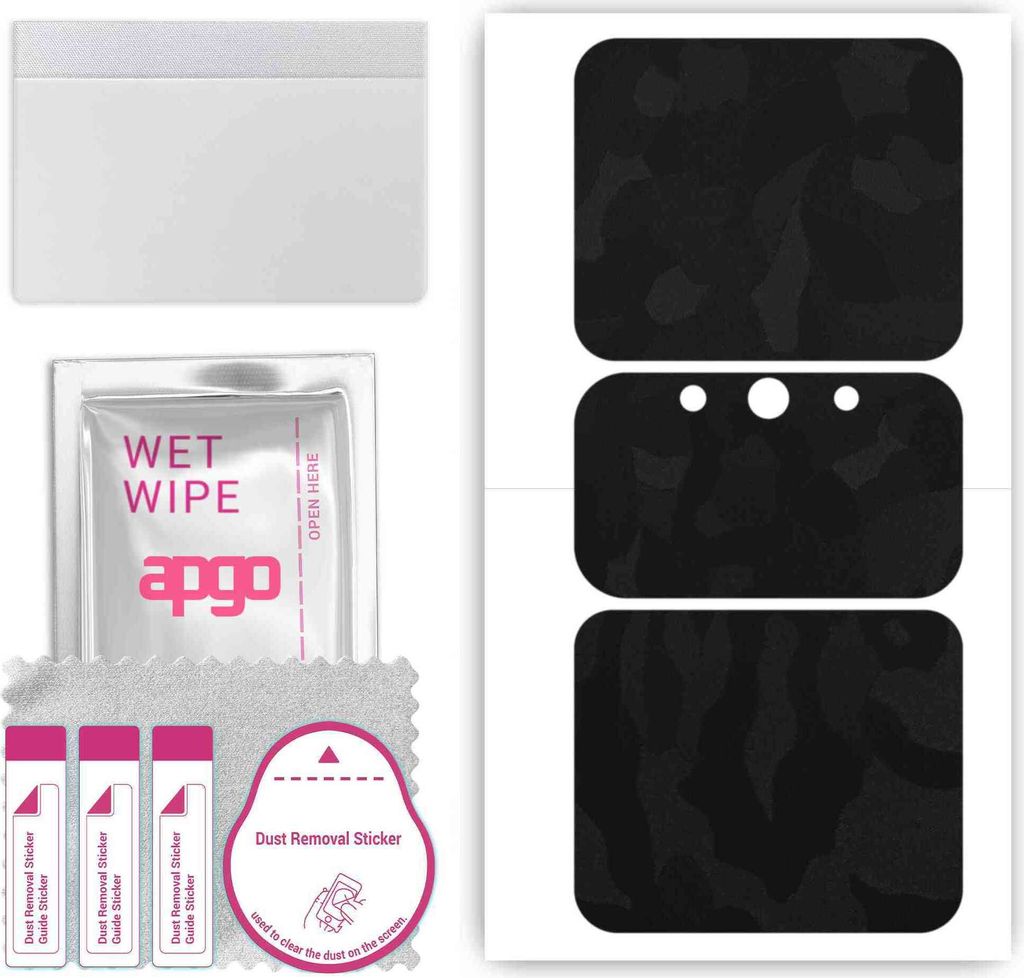 apgo Rückseite Schutzfolie, Skin, kompatibel mit Lenovo Legion 2 Pro, Hinten Displayschutzfolie aus Vinylfolie, kratzfest, einfache Montage - Schw...