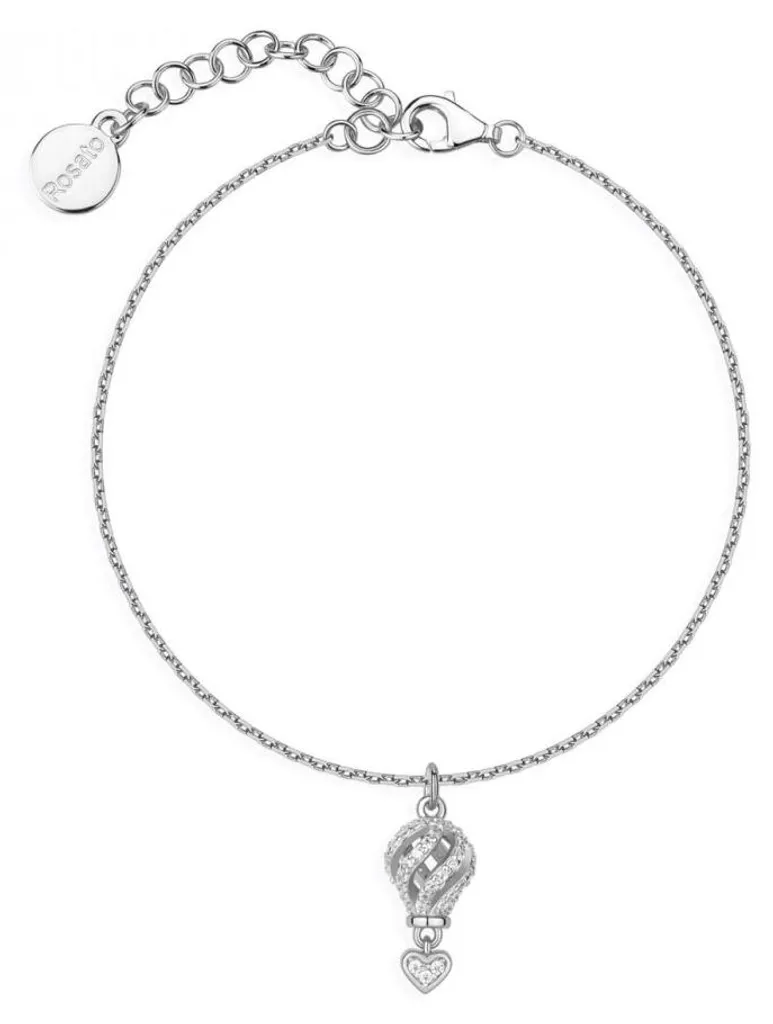 Bracelet argenté scintillant Aria RZAR23 aux reflets lumineux intenses