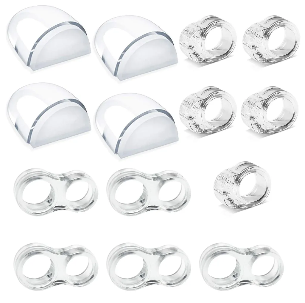 Butoirs de sol en silicone et butées de poignée de porte, lot de 14