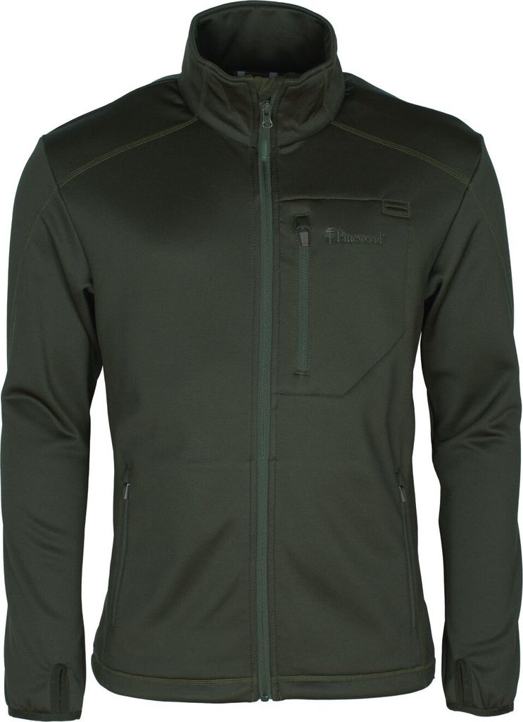 Pinewood 5775 Furudal/ Frazer Active Power Fleece Jacke D. Moosgrün (733) 3XL