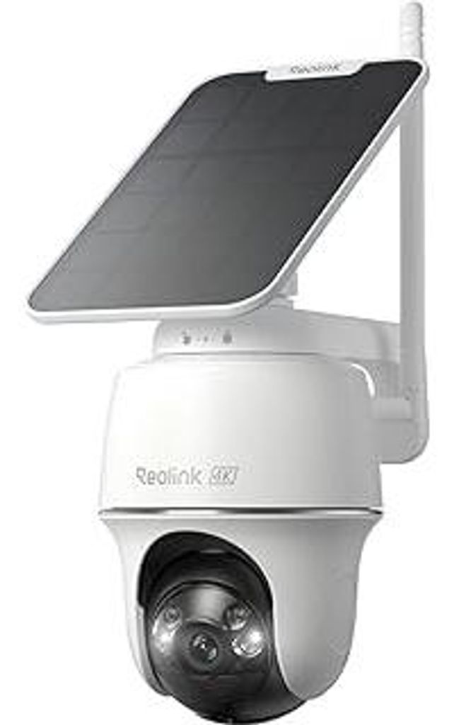 Reolink Erste 4K Solar Überwachungskamera Aussen Akku, Argus PT Ultra + Solarpanel, 2,4&5GHz WiFi, Auto-Tracking, Solar WLAN Kamera Outdoor mit 8M...