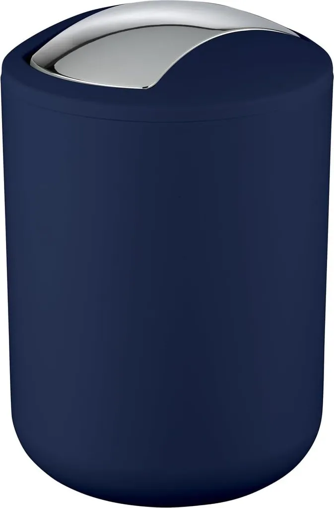 Poubelle cosmétique incassable bleu foncé S - Matière TPE ultra haute
