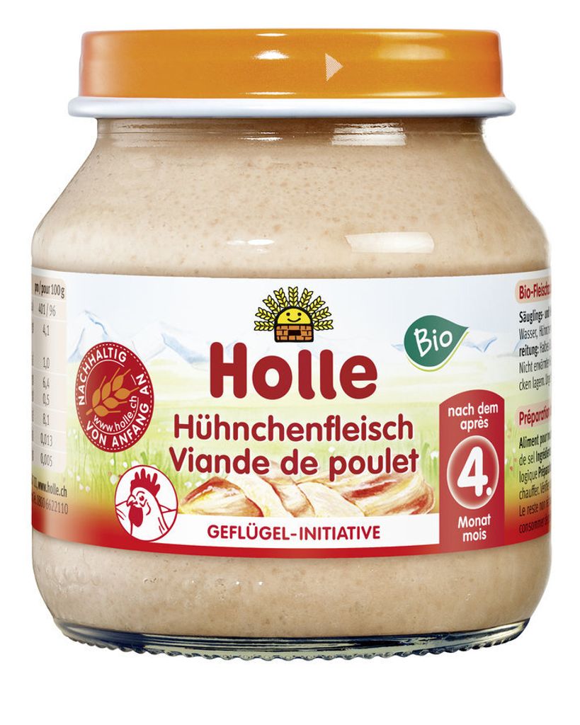 A jar of baby food.