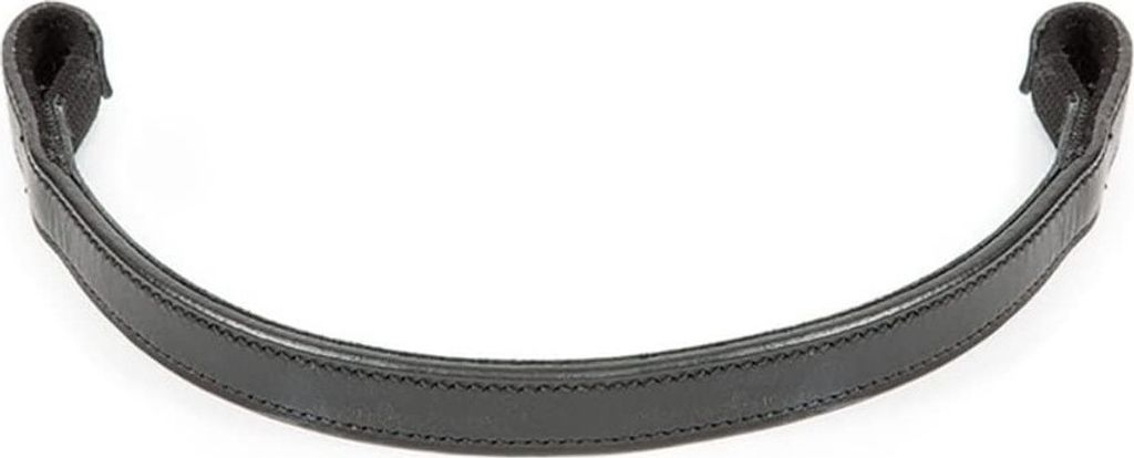 Aviemore - Pferde-Stirnriemen, Unifarben, Leder ER500 (Full) (Schwarz)