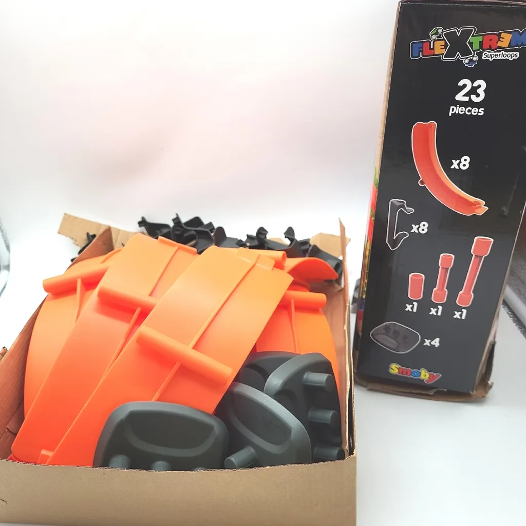 Smoby FleXtreme Superlooping Set Multicolore de 23 Pièces de Construction - 28
