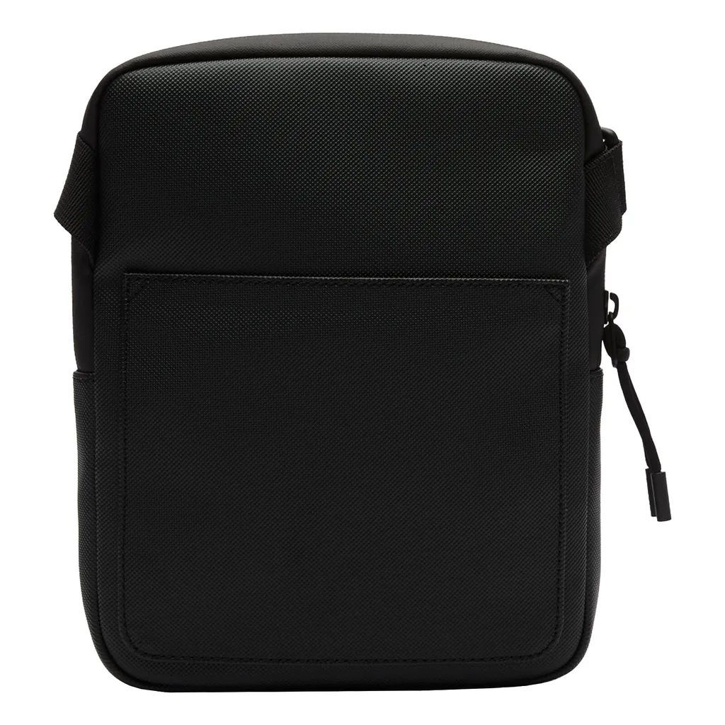 Lacoste Borsa Viaggio Flat Crossover LCST Noir - Leggera e Sicura - 16