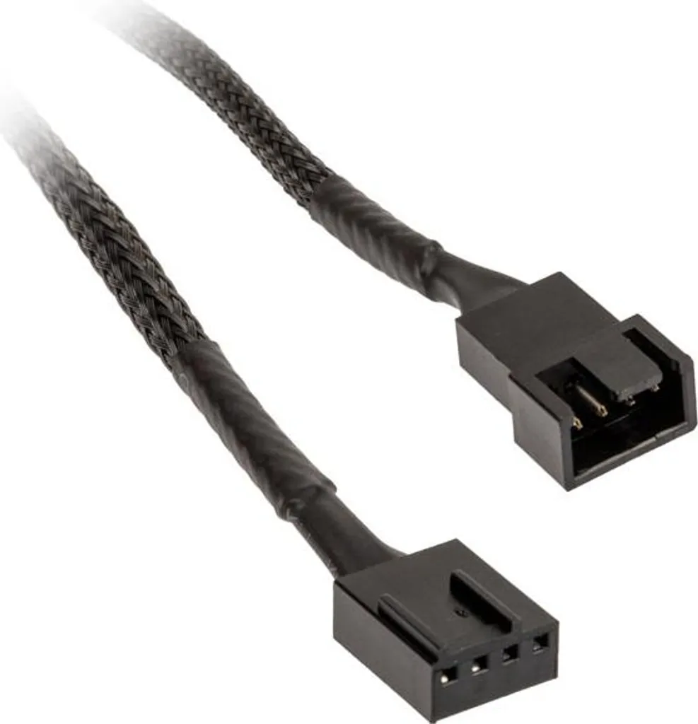 Kit 4x Prolunga Akasa PWM per Ventole High-Performance 30cm Nero - 2
