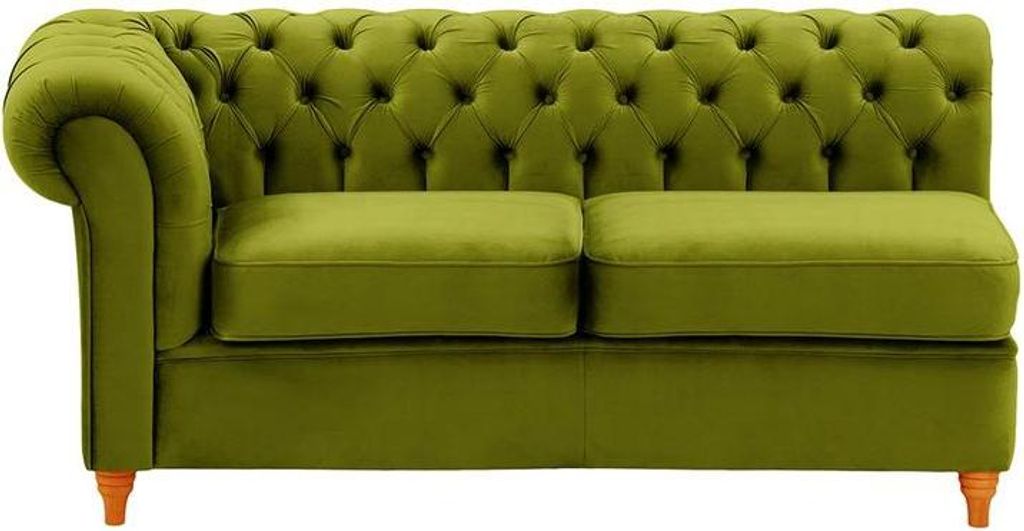 Chesterfield Modul - Zweisitziges Seitenelement, links (2L)-Velluto 9-aveo