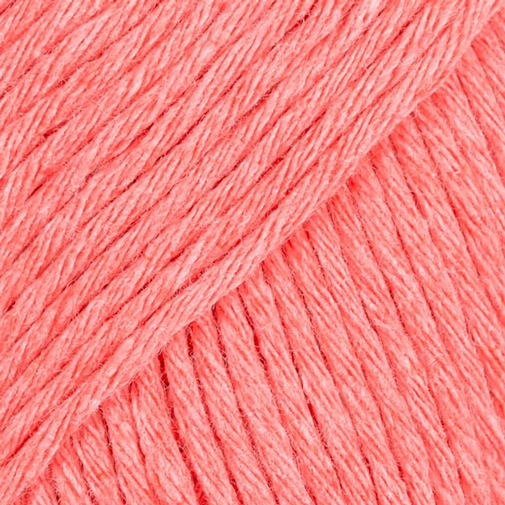 DROPS Baumwolle Light Koral – Sommergarn, 50g/105m, 50% Baumwolle, 50% Polyester