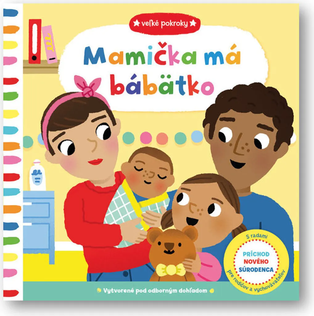 Gérer la jalousie du futur aîné avec le livre Mamička má bábätko 12m+