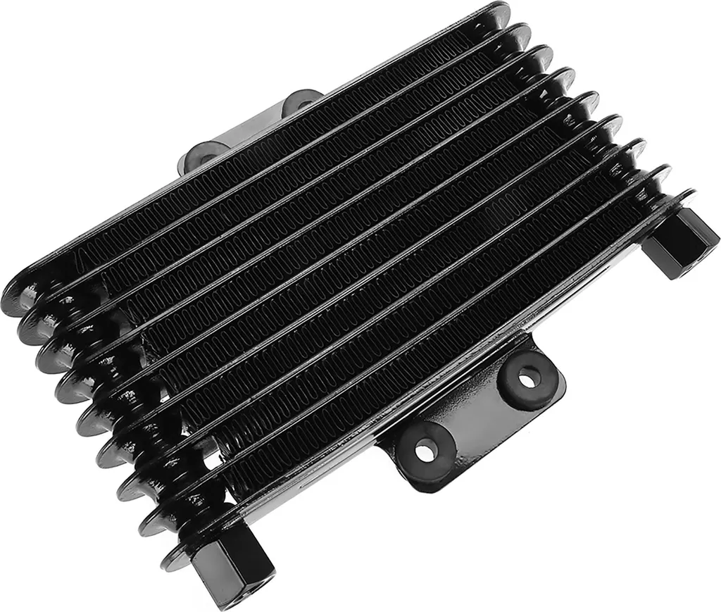 Évitez la surchauffe avec ce radiateur d'huile 125ml noir pour moto 250cc