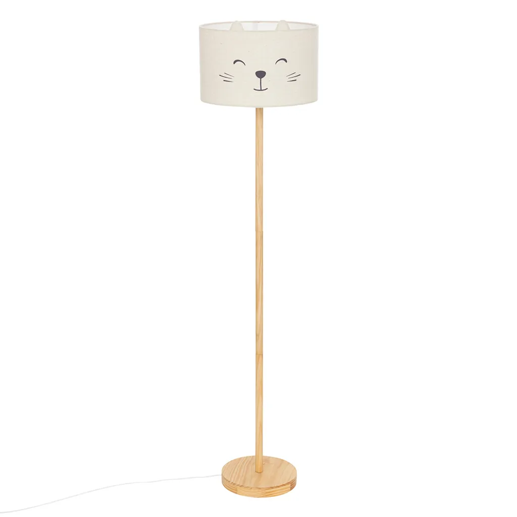 Éclairez une Pièce Sombre avec le Lampadaire Blanc Chat Eazy Living