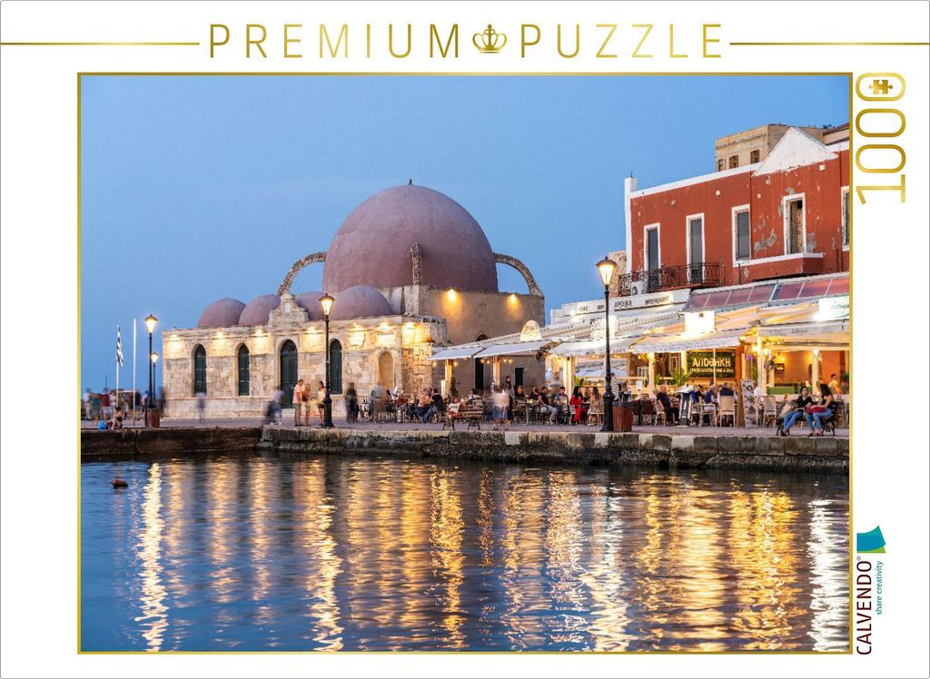 CALVENDO Puzzle Ein Motiv aus dem Kalender Kreta - Chania | 1000 Teile Lege-Größe 64x48cm Foto-Puzzle für glückliche Stunden