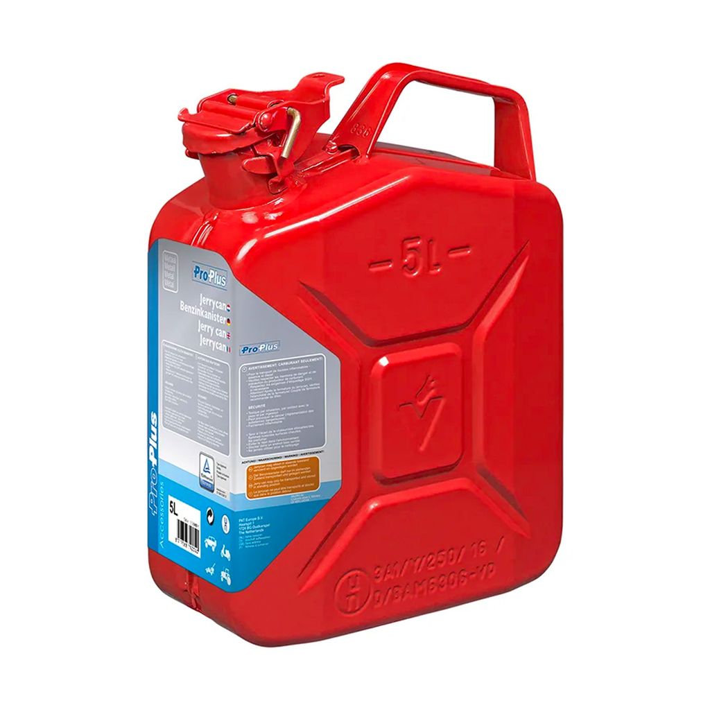 Kraftstoffkanister 5L Metall rot Reserve Benzinkanister Diesel Camping