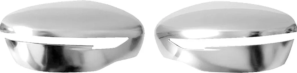 Calotte Specchietti ABS Cromo per Nissan X-Trail 2014-2022 - Coppia