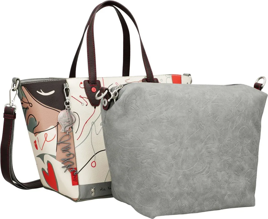 Collezione Anekke Alma Ole: Borsa Shopper Multicolor con Tracolla