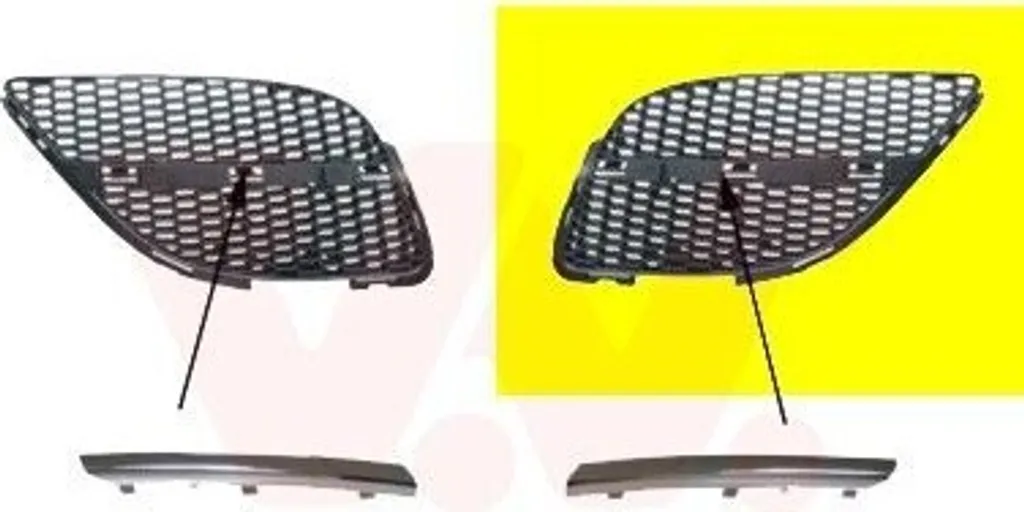 Remplacer votre calandre Nissan avec la pièce VAN Wezel 3323511 fiable