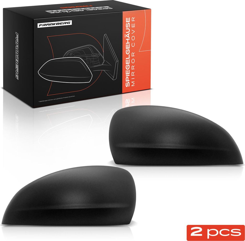 Frankberg 2x Abdeckung Außenspiegel Spiegelkappe Vorne Links Rechts für Peugeot 308 II L3 LB LH LP LW 308 SW 2013-2021
