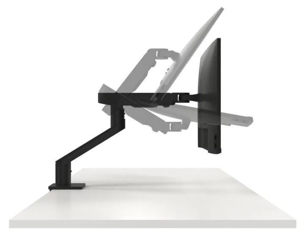 Bras de support de moniteur Dell MSA20 articulé et orientable de bureau - 4
