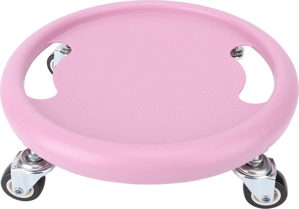 Disc Wheel Roller Trainer 360 Grad Rolling Enhanced Strength Exercise Portable Multifunctional Fitness Roller Sliding Disc für Home Gym Pink